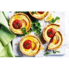 Homemade 3 cheese tartlets  (V)