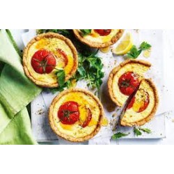 Homemade 3 cheese tartlets  (V)